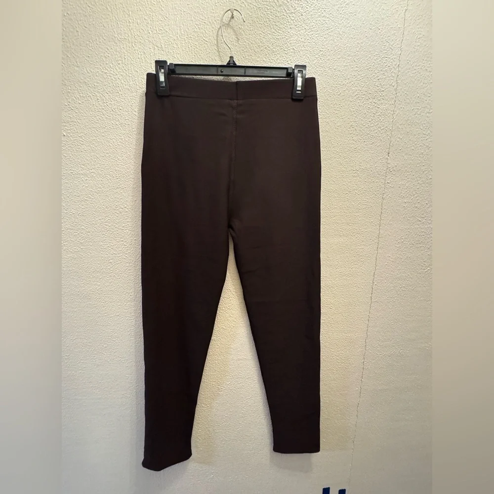 NWT Coco + Carmen Women’s Jasmine Zip Pocket Skinny Brown Legging